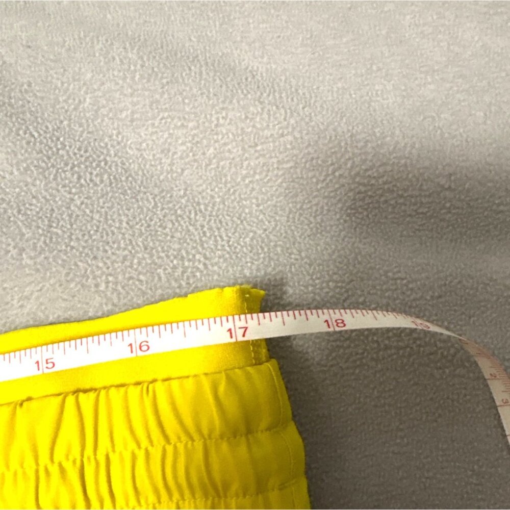 JoyLab Womens Yellow Athletic Running Shorts W/ Built-In Liner & Elastic Waistba - Picture 6 of 7